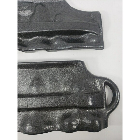 John Wright Christmas Candy Mold Cast Iron Bear Rocking Horse Snowman Soldier - Picture 14 of 16